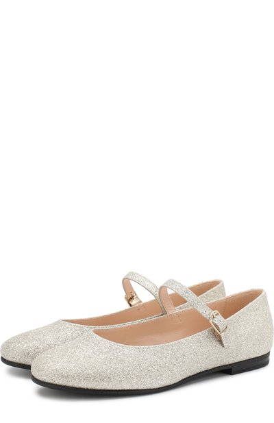 Туфли с глиттером на ремешке IL GUFO, арт. G234/TESSUT0 GLITTER/35-40