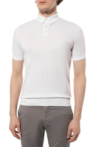 Хлопковое поло FEDELI, арт. 6UED5910, фото 3