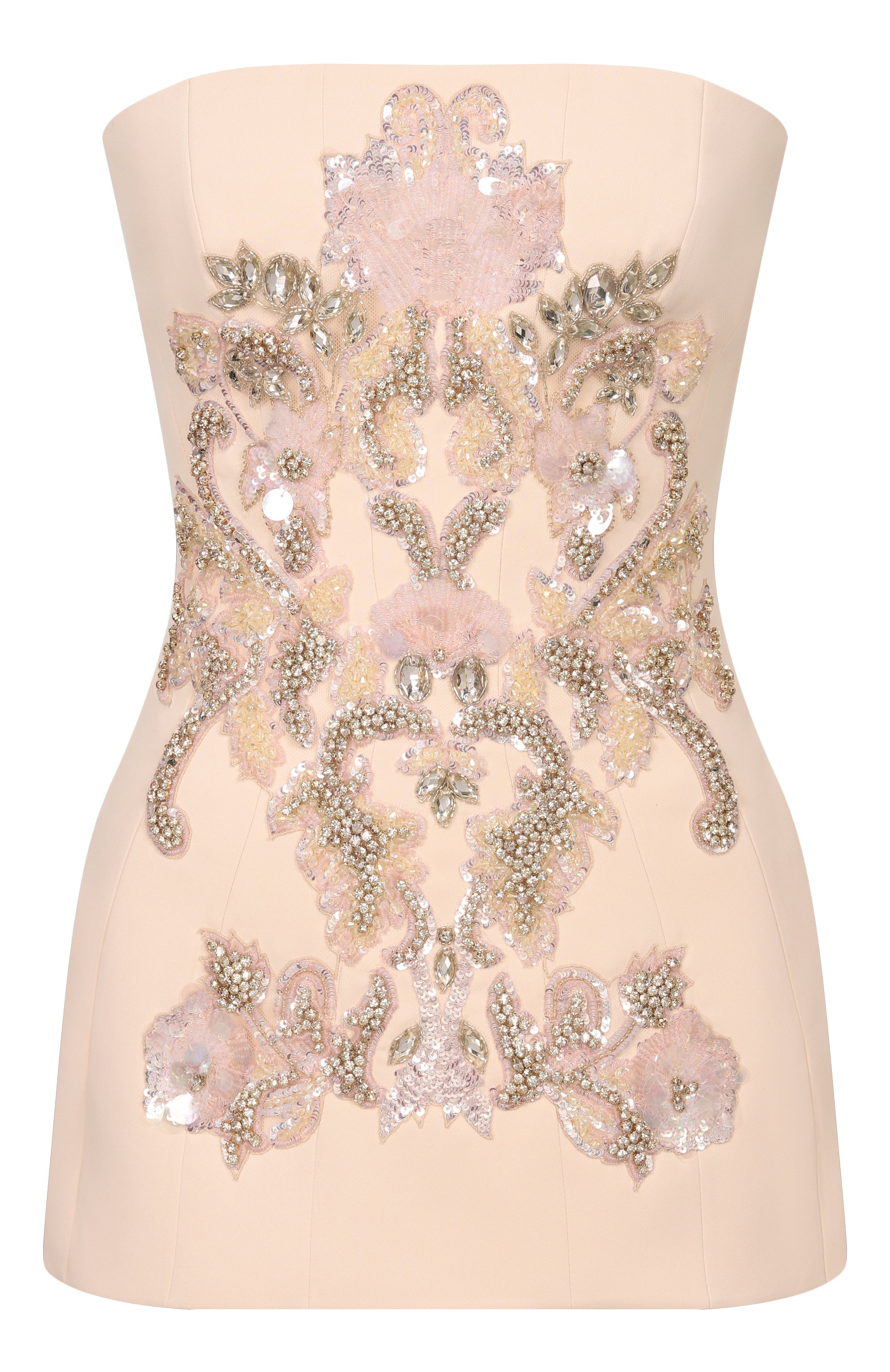 Топ ZUHAIR MURAD кремового цвета по цене 460500 руб., арт. RTP26023/CRCA018, фото 1 Топ ZUHAIR MURAD, арт. RTP26023/CRCA018, фото 1