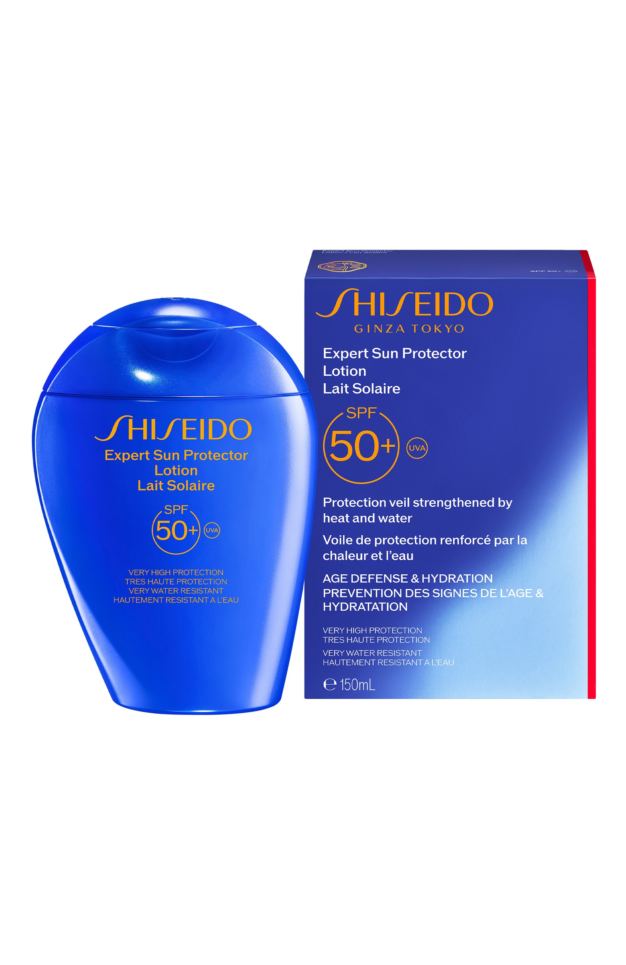 Солнцезащитный лосьон для лица и тела expert sun spf 50+ (150ml) SHISEIDO, арт. 21231SH, фото 4