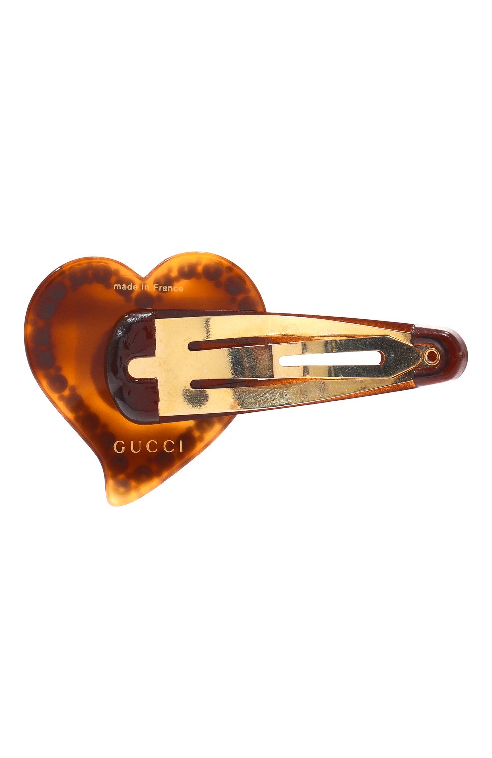 Заколка для волос GUCCI коричневого цвета по цене 40320 руб., арт. 679036 I9354, фото 3 Заколка для волос GUCCI, арт. 679036 I9354, фото 3