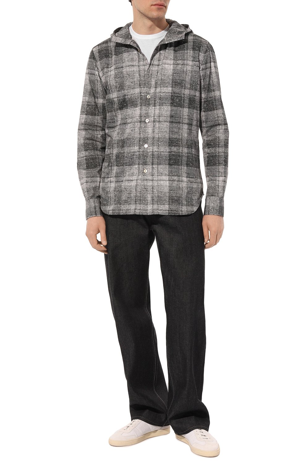 Хлопковая рубашка KITON, арт. UMCMARH0867504, фото 2