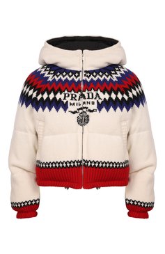Пуховик из шерсти и кашемира PRADA, арт. 292029-10O8-F0009, фото 1