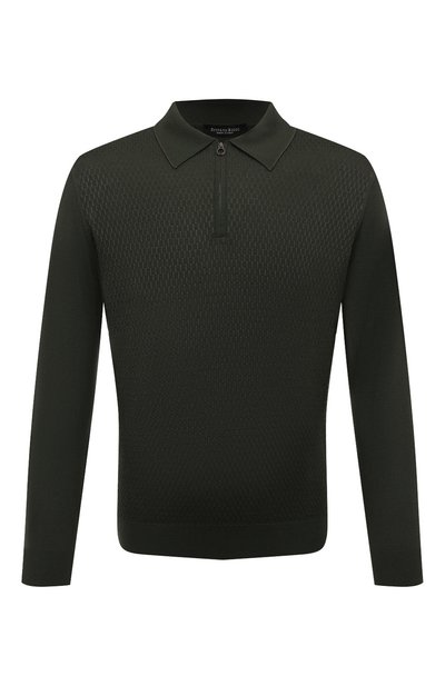 Мужская поло из шерсти и шелка STEFANO RICCI, арт. K606310P30/F22463