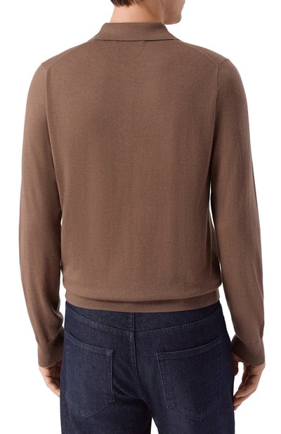 Поло из кашемира и шелка CORNELIANI, арт. 26M539-2625129, фото 4