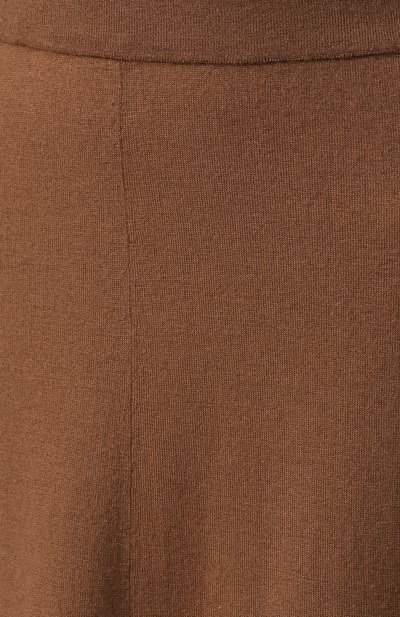 Кашемировая юбка EXTREME CASHMERE коричневого цвета по цене 68300 руб., арт. 138/MIDI, фото 5 Кашемировая юбка EXTREME CASHMERE, арт. 138/MIDI, фото 5