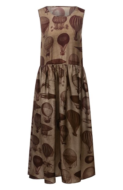 Женское платье из вискозы и льна UMA WANG, арт. S2 M UP5001
