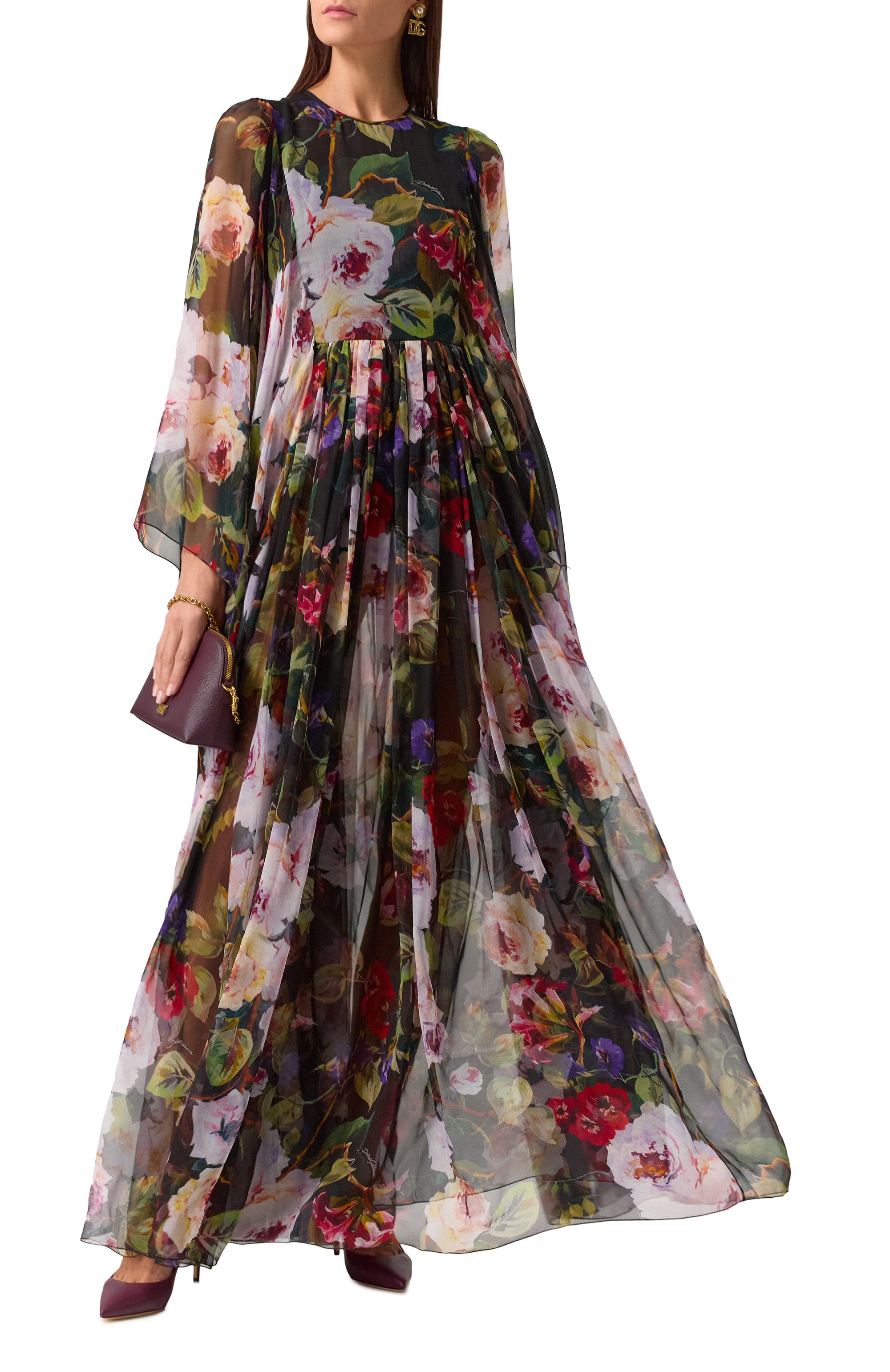 Шелковое платье DOLCE & GABBANA, арт. F6ADQT/IS1SK, фото 2