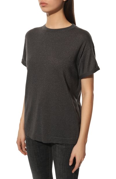 Пуловер из кашемира и шелка BRUNELLO CUCINELLI, арт. M41810000, фото 3