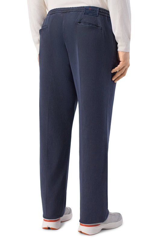 Брюки из лиоцелла Kiton UP1LACLK0606H Синий  UP1LACLK0606H Фото 4