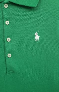Детское хлопковое платье POLO RALPH LAUREN зеленого цвета, арт. 313862334 | Фото 3 (Рукава: Короткие; Материал внешний: Хлопок; Девочки Кросс-КТ: Платье-одежда; Случай: Повседневный; Драгоценные камни: Проставлено; Материал сплава: Проставлено; Нос: Не проставлено; Региональные ограничения белый список (Axapta Mercury): Не проставлено; Ростовка одежда: 12 лет | 152 см, 9 лет | 134 см, 8 лет | 128 см, 13 - 15 лет | 158 см)