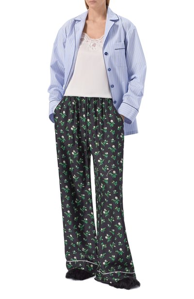 Шелковые брюки DOLCE & GABBANA, арт. FTDKTT/IS13G, фото 2