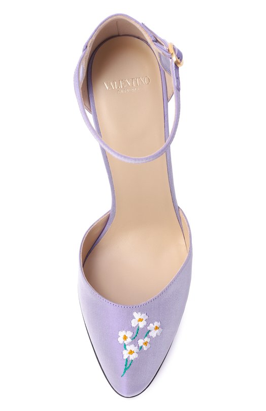 Текстильные туфли Hi Dolly 105 Valentino 7W2S0MI2/ZBN Сиреневый  7W2S0MI2/ZBN Фото 6