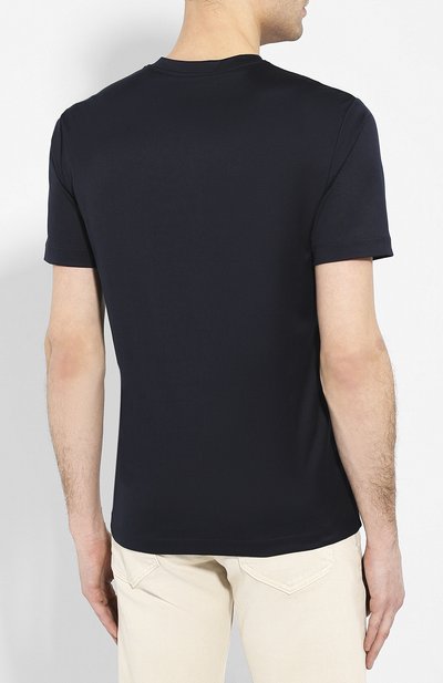 Хлопковая футболка GIORGIO ARMANI, арт. 3HSM72/SJTKZ, фото 4