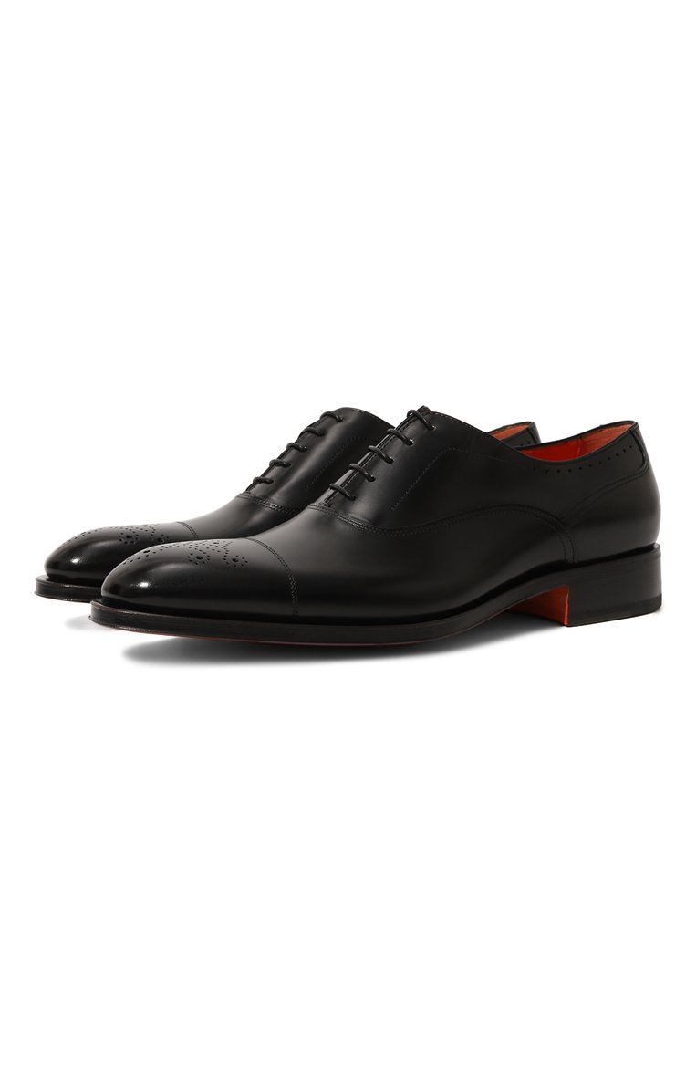Кожаные оксфорды SANTONI, арт. MCCG18354UC3BVVDN01, фото 1