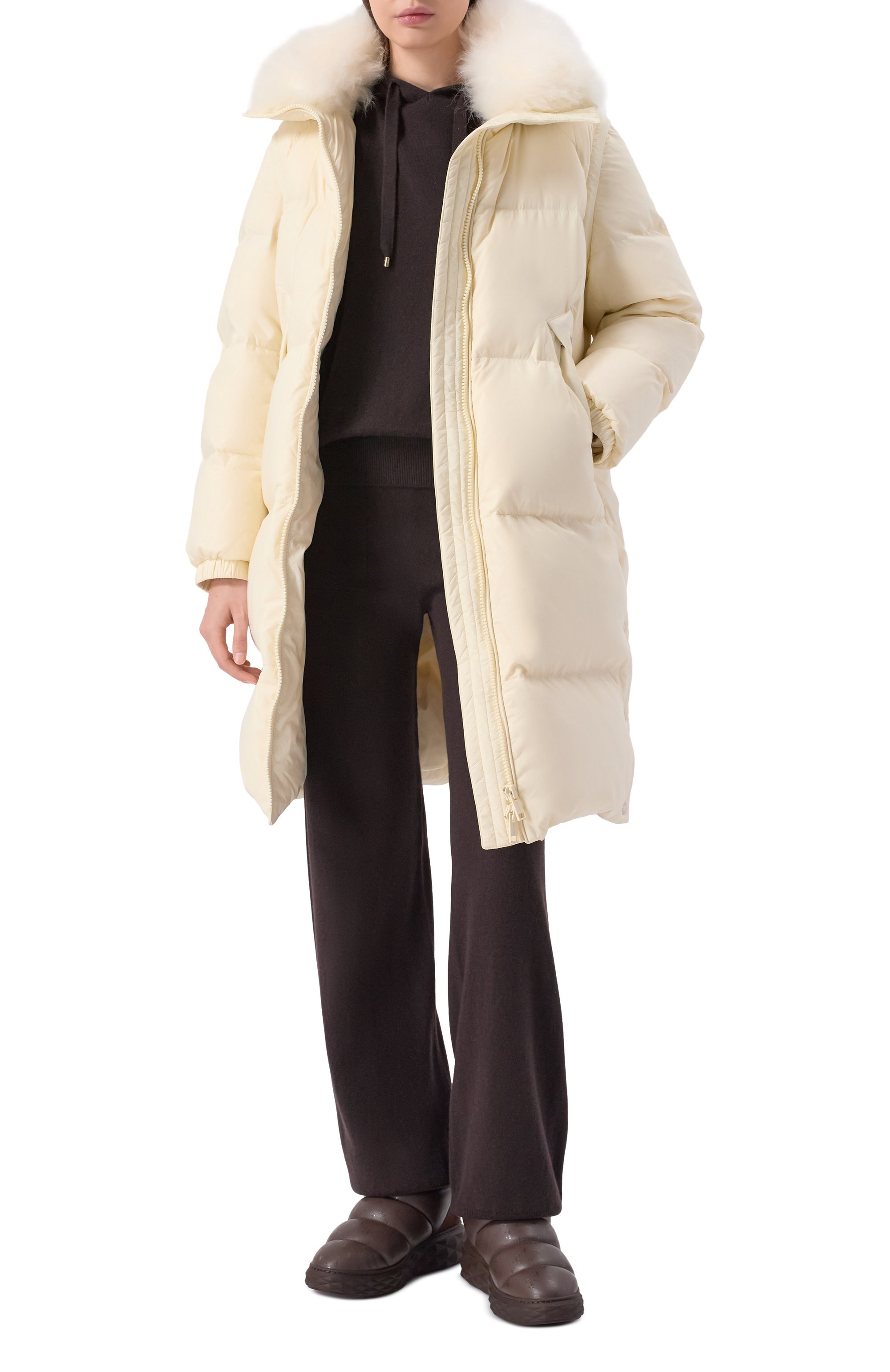 Кожаные полусапоги xan JIMMY CHOO, арт. XANQJJVCH0C0LATEMIX, фото 3