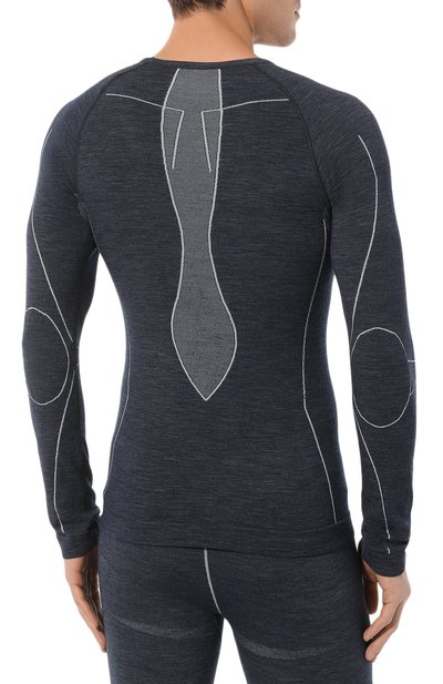 Лонгслив FALKE темно-синего цвета по цене 15210 руб., арт. 33411, фото 4 Лонгслив FALKE, арт. 33411, фото 4