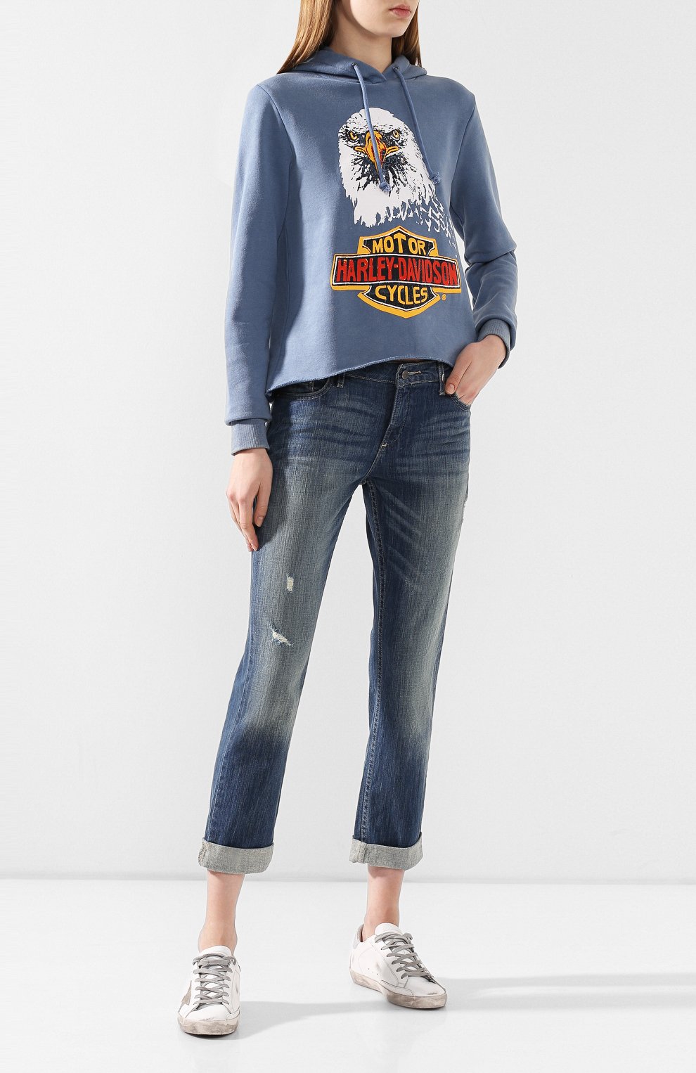 Хлопковое худи garage HARLEY-DAVIDSON, арт. 96099-20VW, фото 2