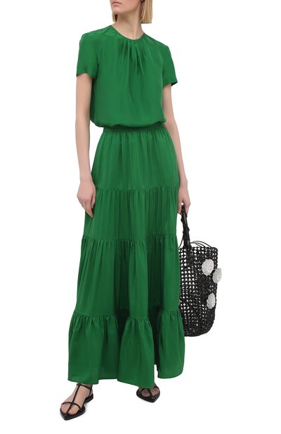 Шелковая юбка KITON, арт. D49214K09T62, фото 2