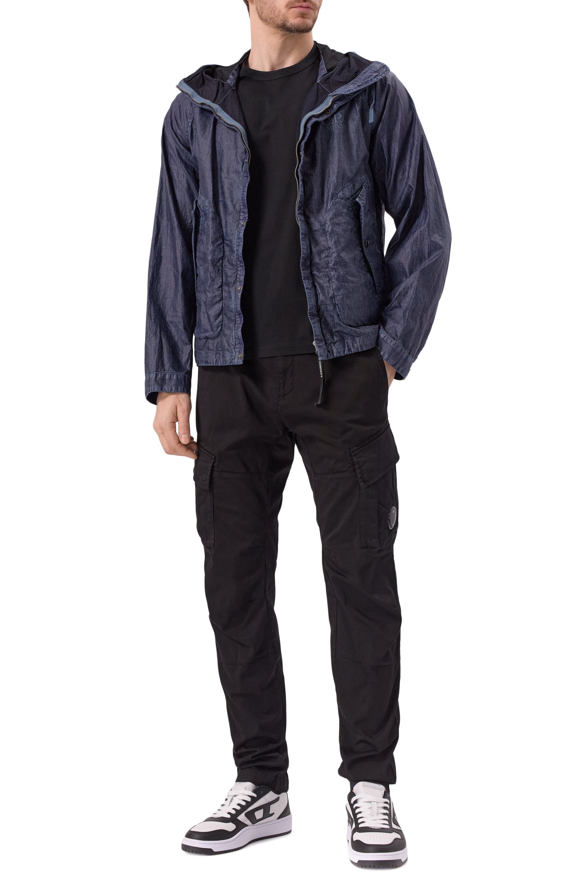 Хлопковая футболка C.P. COMPANY, арт. 18CLTS023A006370W, фото 2