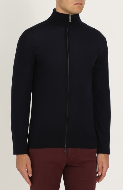 Шерстяной кардиган на молнии ZEGNA, арт. UNM00/157, фото 3