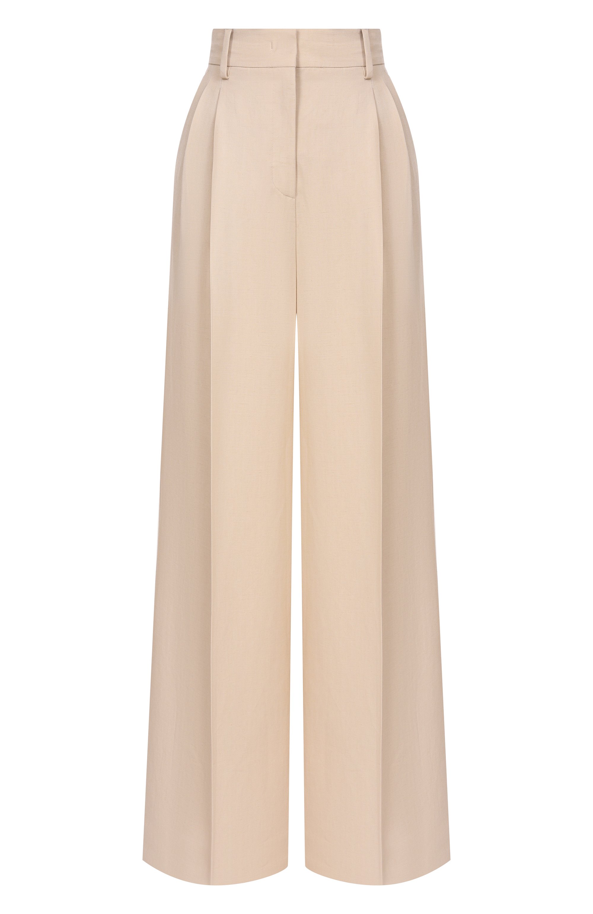 Брюки из вискозы и льна WEEKEND MAX MARA, арт. WKDVELIER0, фото 1