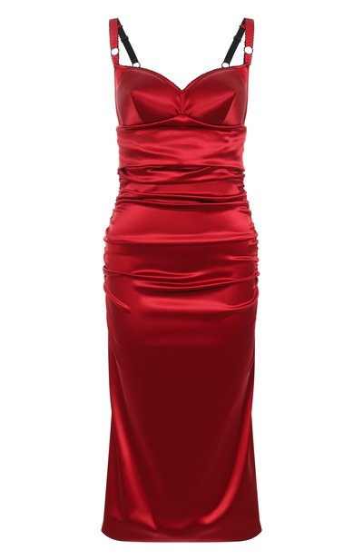 Женское атласное платье DOLCE & GABBANA, арт. F6TNRT/FURAD