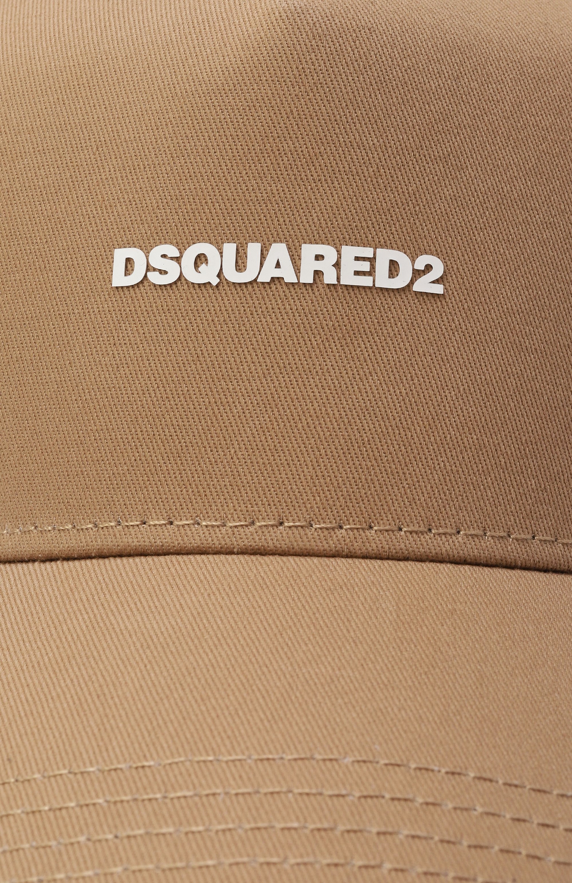 Хлопковая бейсболка DSQUARED2 бежевого цвета по цене 19900 руб., арт. BCM0603/05C00001, фото 4 Хлопковая бейсболка DSQUARED2, арт. BCM0603/05C00001, фото 4