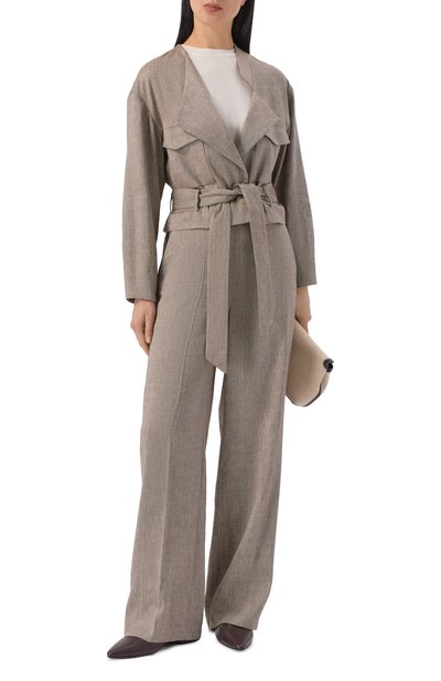 Жакет изо льна и вискозы LORENA ANTONIAZZI, арт. E2624GA47A/5154, фото 2