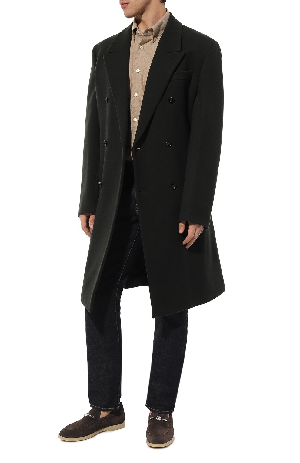 Замшевые лоферы STEFANO RICCI темно-коричневого цвета по цене 107000 руб., арт. UC64_G2245/SD, фото 2 Замшевые лоферы STEFANO RICCI, арт. UC64_G2245/SD, фото 2