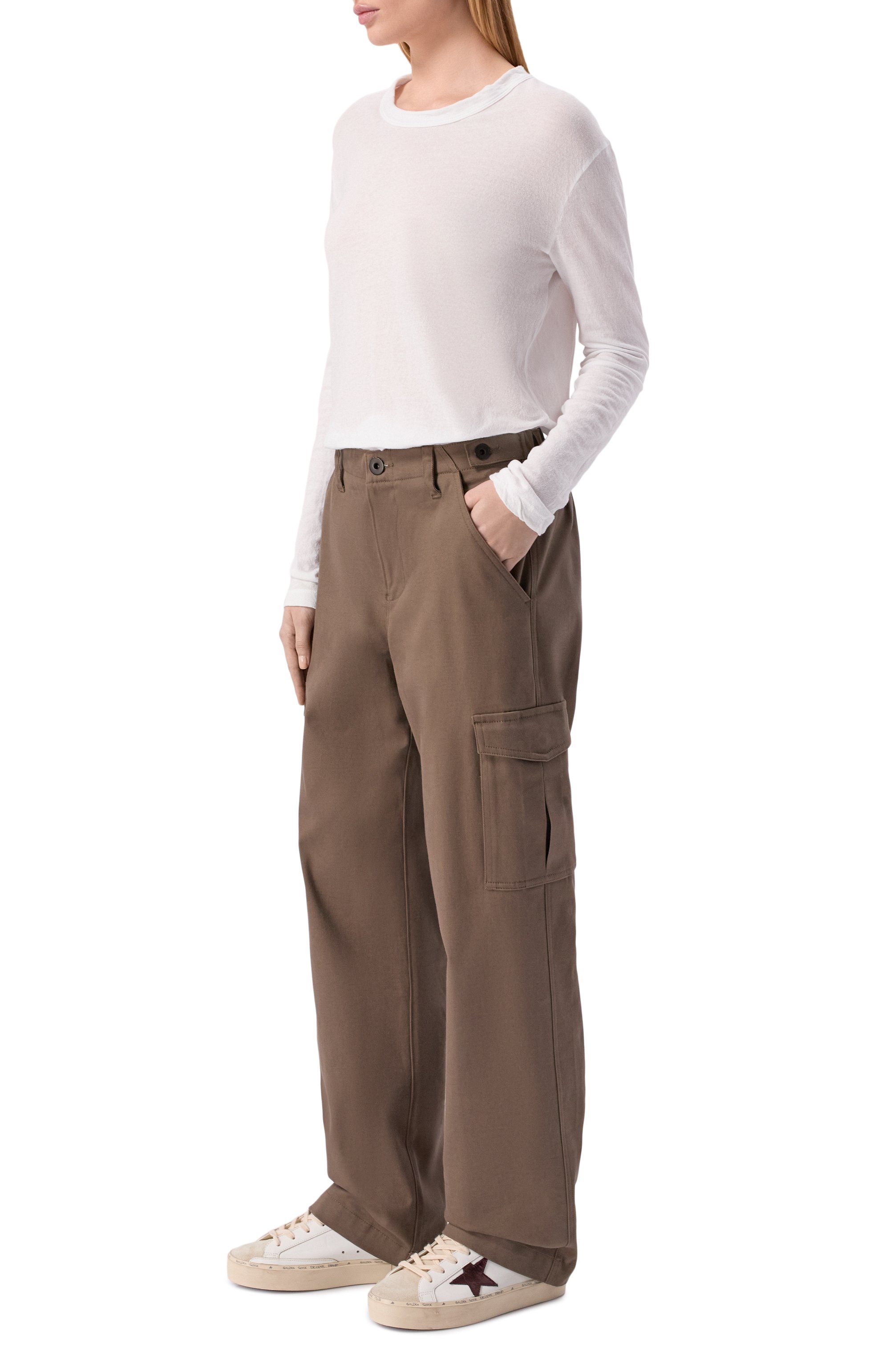 Хлопковые брюки-карго JAMES PERSE, арт. WCAS1063, фото 2