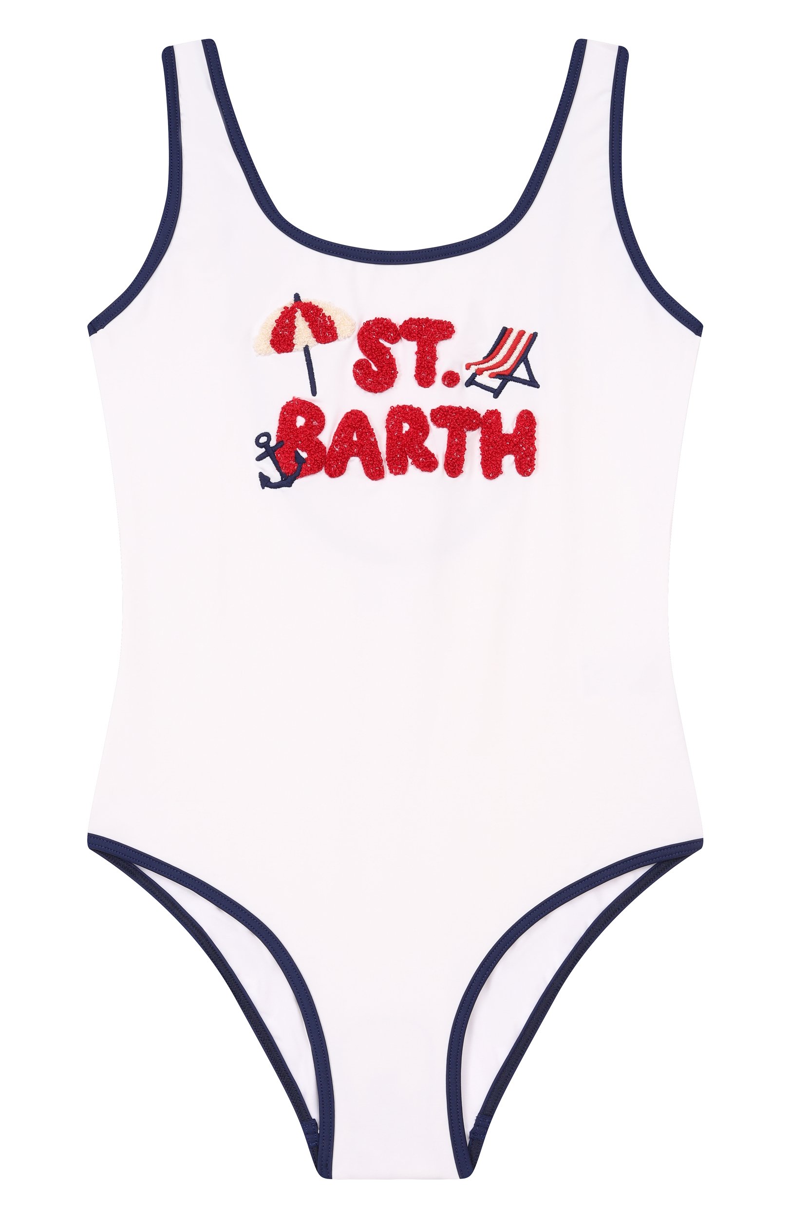 Слитный купальник MC2 SAINT BARTH белого цвета по цене 14300 руб., арт. CARA003-01208L/CARA STRING, фото 1 Слитный купальник MC2 SAINT BARTH, арт. CARA003-01208L/CARA STRING, фото 1