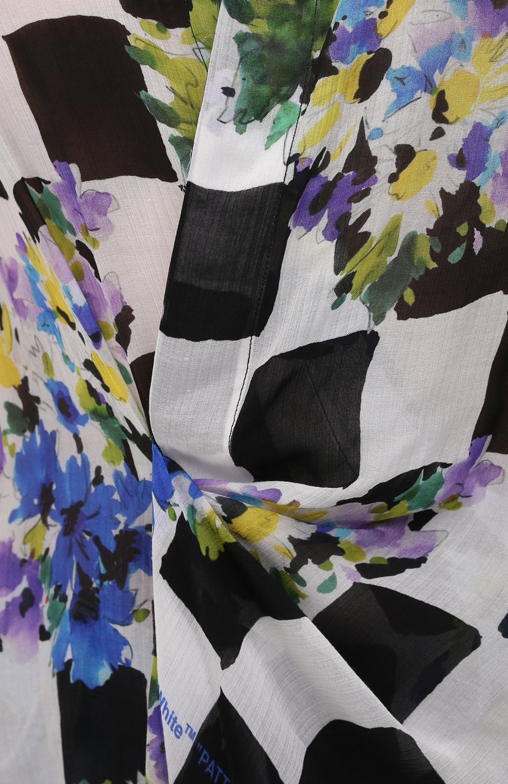 Блузка из вискозы OFF-WHITE разноцветного цвета по цене 79950 руб., арт. 0WGA095S21FAB001, фото 5 Блузка из вискозы OFF-WHITE, арт. 0WGA095S21FAB001, фото 5