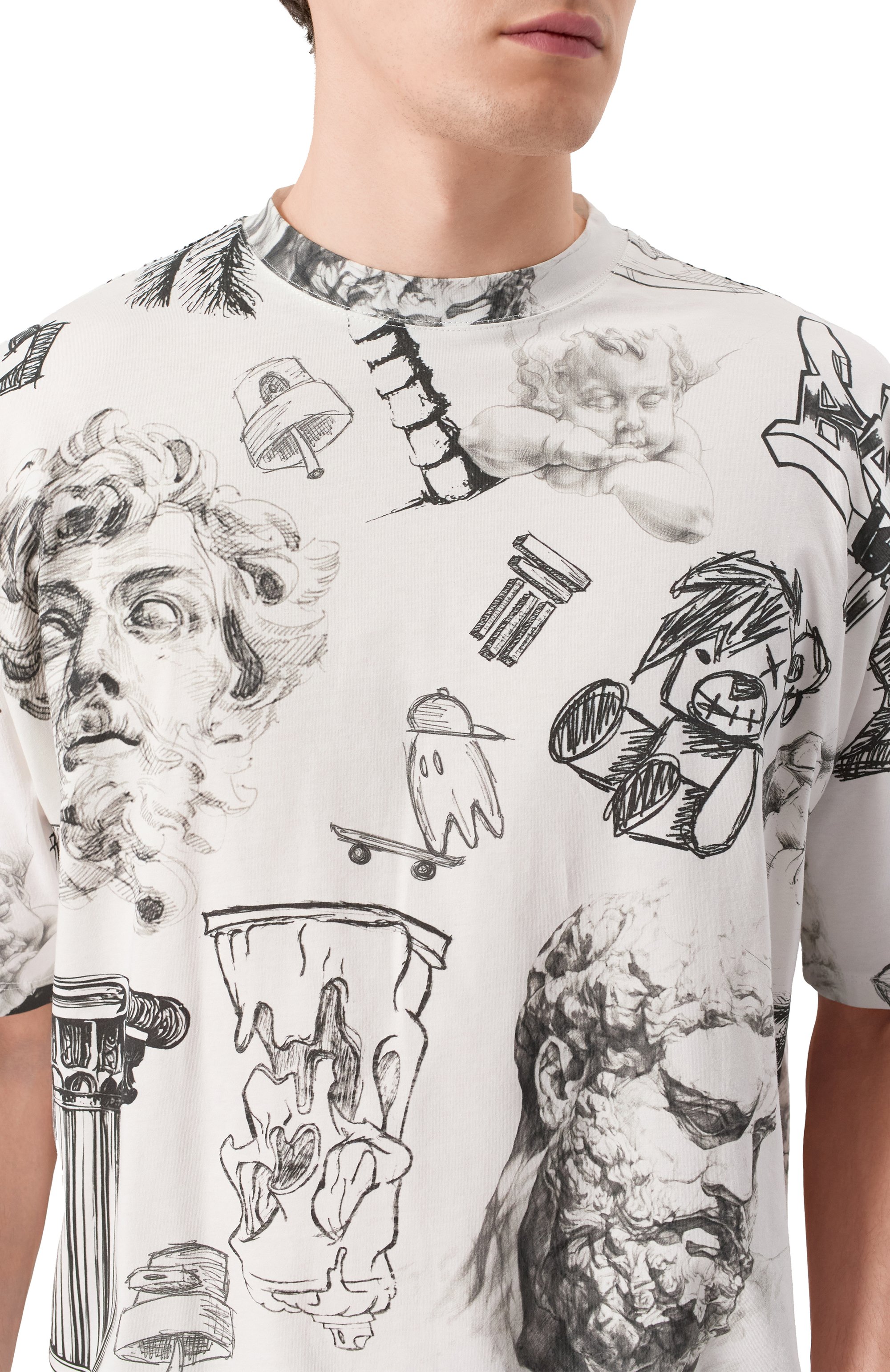 Хлопковая футболка DIEGO VENTURINO, арт. DVTS0A0, фото 5