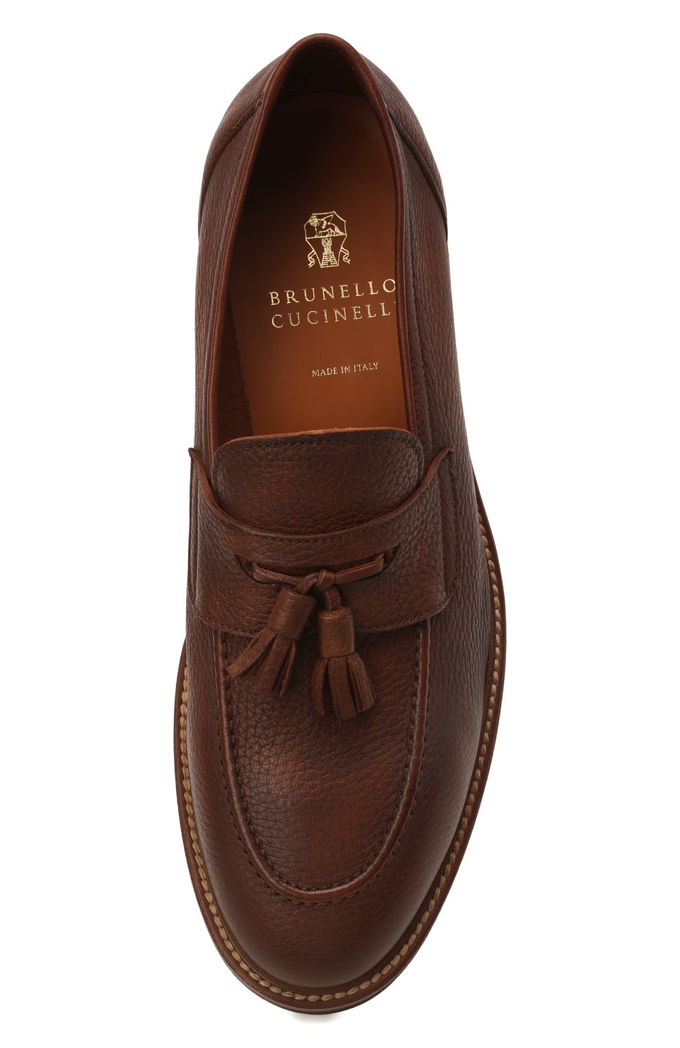 Кожаные лоферы BRUNELLO CUCINELLI, арт. MZUCSLK898, фото 5