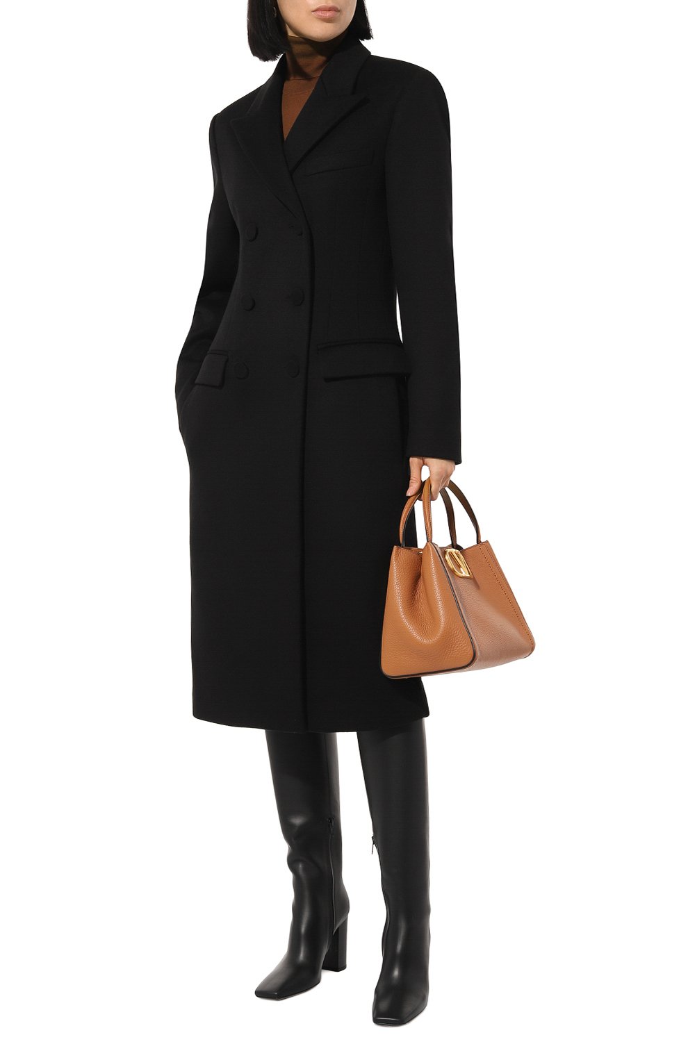 Кожаные сапоги vlogo the bold edition VALENTINO, арт. 5W2S0JU9/EEY, фото 2