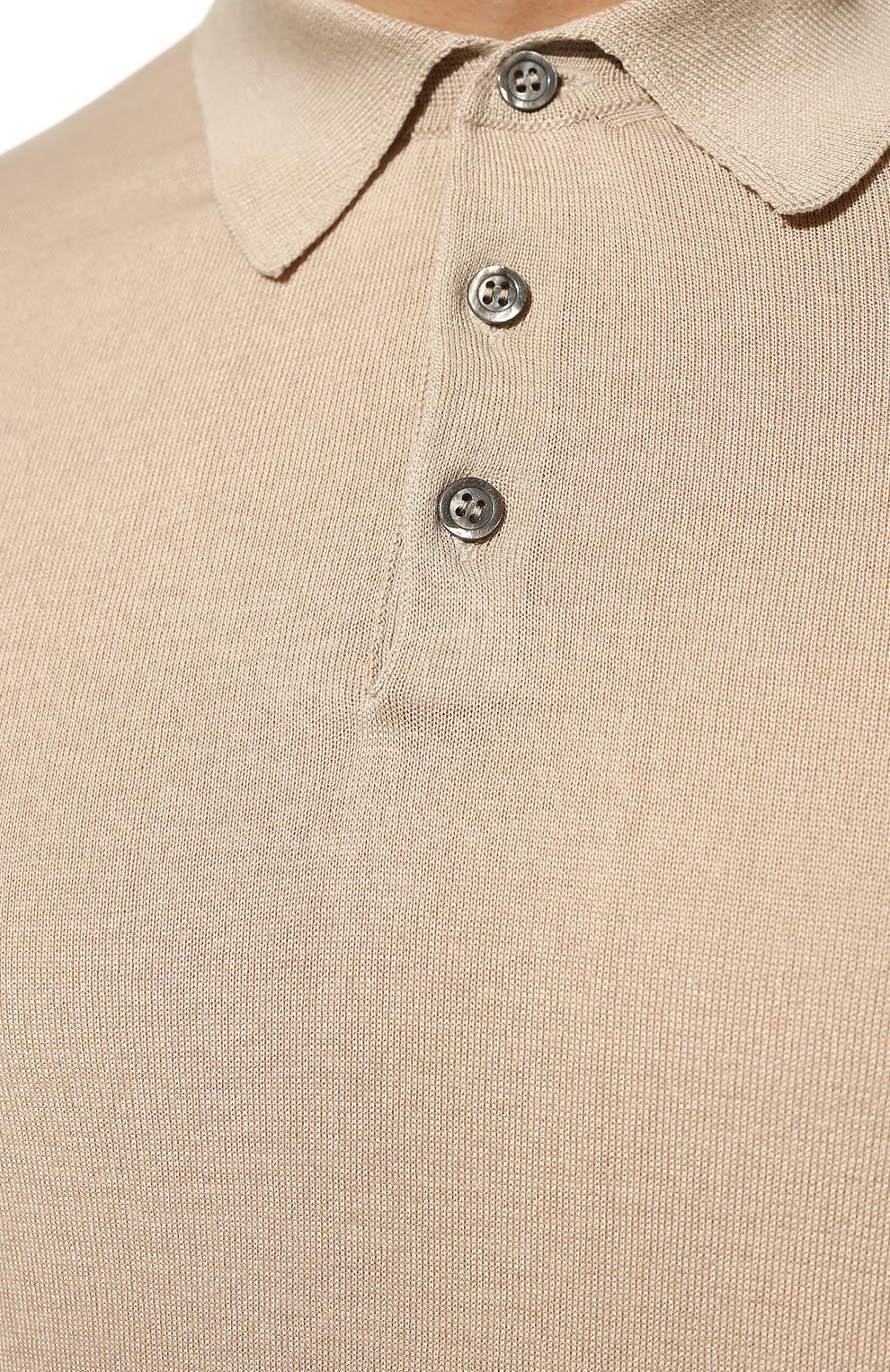 Поло из хлопка и шелка ANDREA CAMPAGNA, арт. P22-111, фото 5