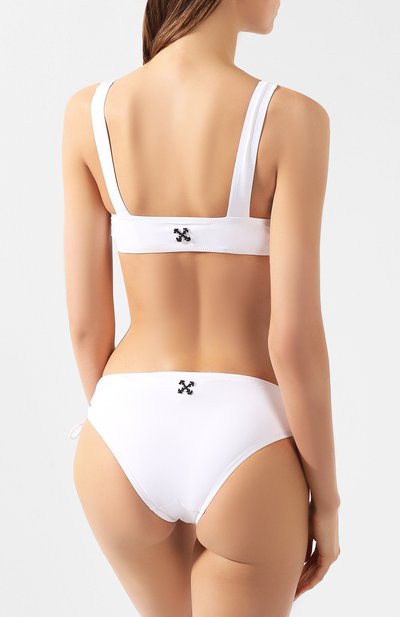 Раздельный купальник OFF-WHITE белого цвета по цене 43650 руб., арт. 0WFA031S20FAB0010100, фото 3 Раздельный купальник OFF-WHITE, арт. 0WFA031S20FAB0010100, фото 3
