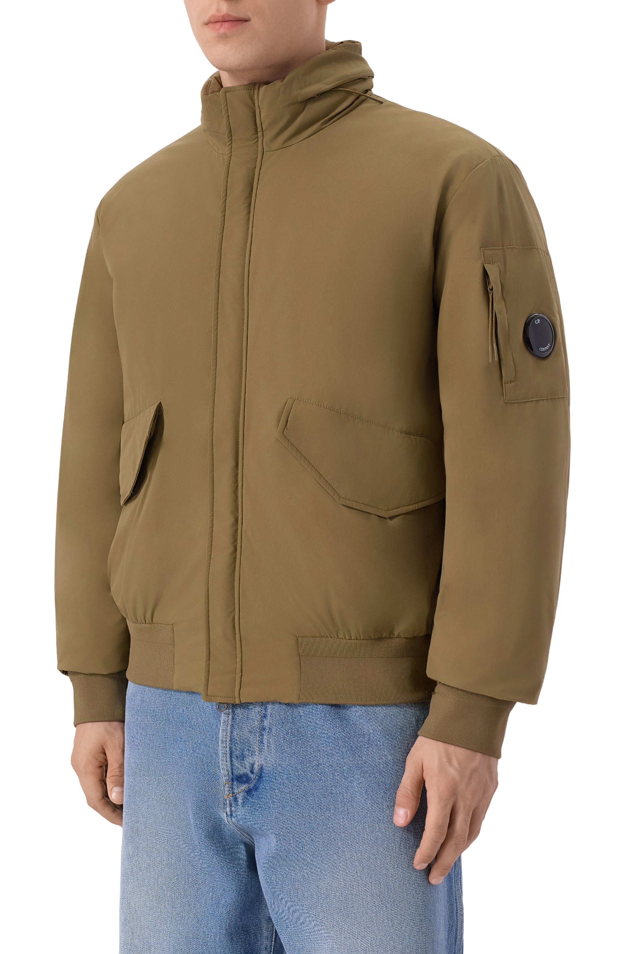 Утепленный бомбер C.P. COMPANY, арт. 19CM0W007A110264A, фото 3