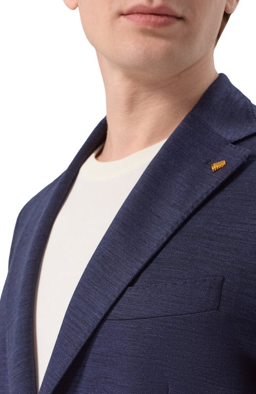Однобортный пиджак Sartoria Latorre JD74/JJ214 Синий  JD74/JJ214 Фото 5