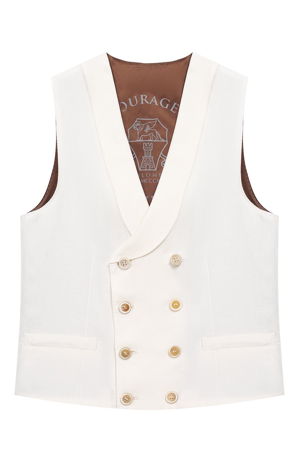 Льняной жилет BRUNELLO CUCINELLI, арт. BD418K901C, фото 1