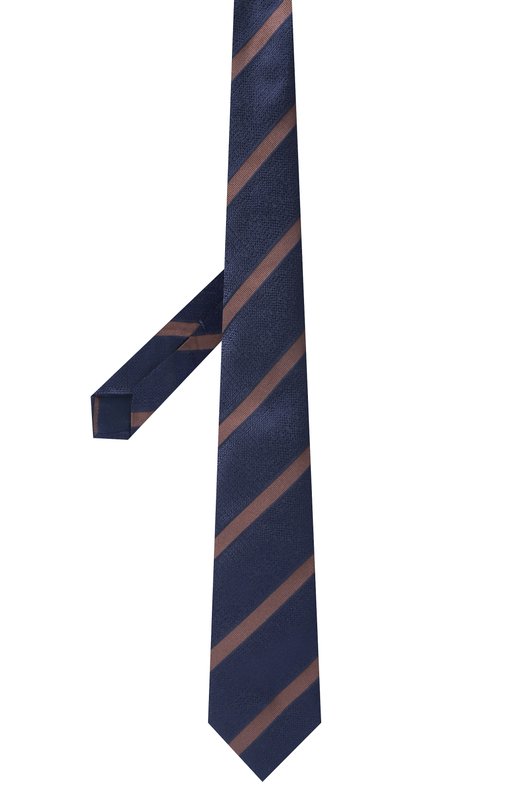 Шелковый галстук Zilli CRAV2BM0600VMIS00 Синий  CRAV2BM0600VMIS00 Фото 3