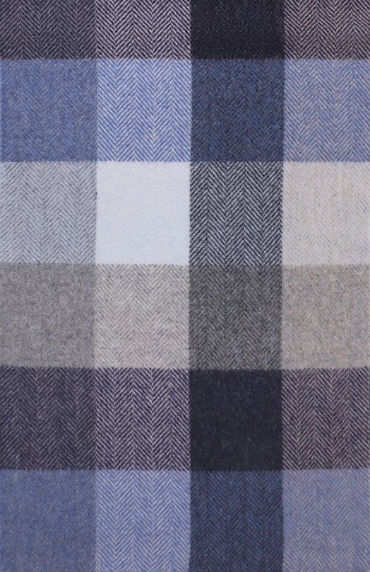 Шарф из шерсти и кашемира Andrea Campagna 623252 Синий  623252 Фото 4