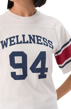 Хлопковая футболка SPORTY AND RICH, арт. T0039606037WH41, фото 5