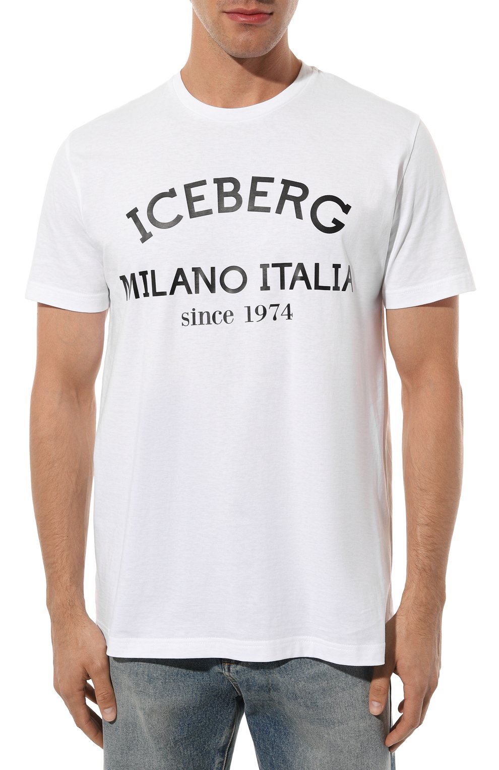 Хлопковая футболка ICEBERG, арт. F02N/6325, фото 3
