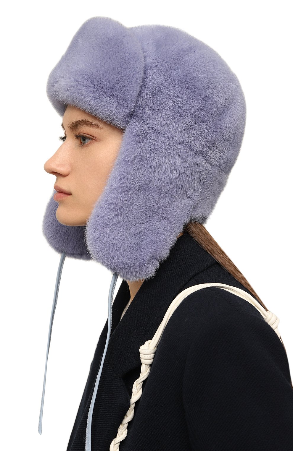 Меховая шапка-ушанка френки из норки FURLAND, арт. 0217500110283600000, фото 2