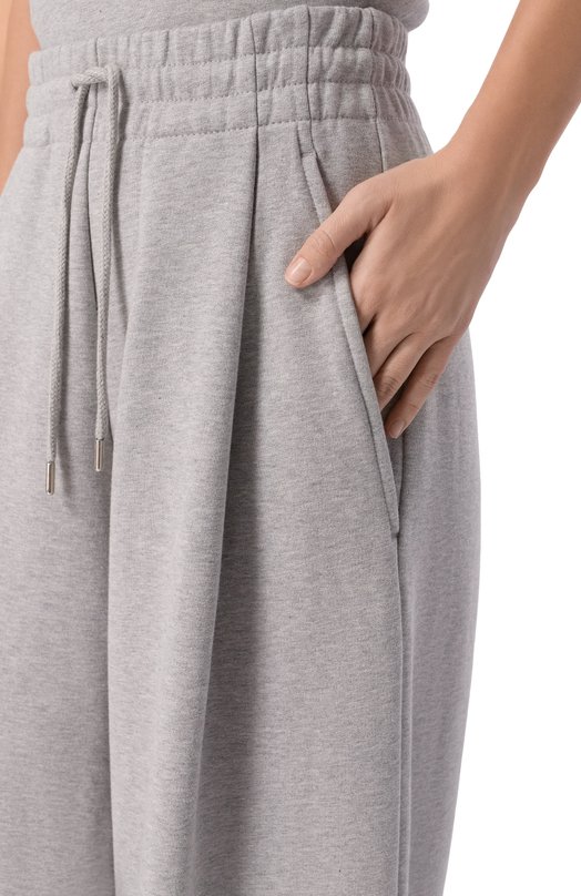 Хлопковые брюки Dries Van Noten 131111/3611 Серый  131111/3611 Фото 5