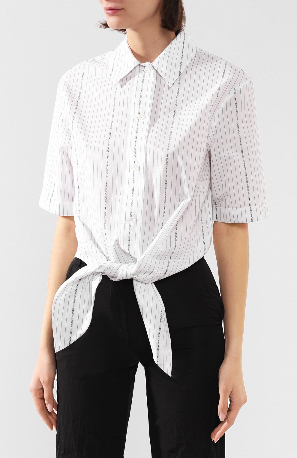 Хлопковая рубашка OFF-WHITE, арт. 0WGA069R20H381220110, фото 3