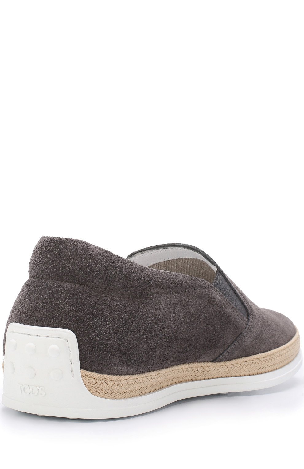 Замшевые слипоны с отделкой TOD’S, арт. XXM0TV0K900RE0B408, фото 4