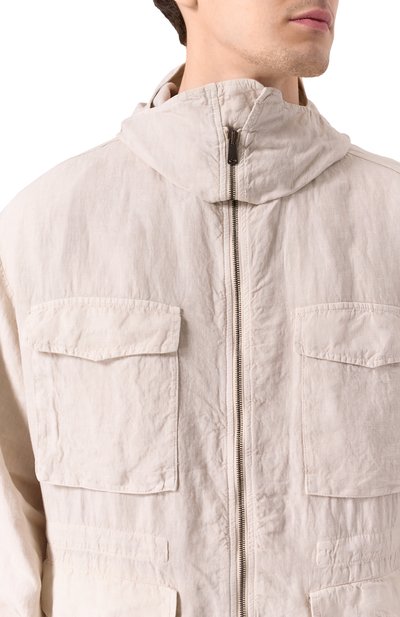 Льняная куртка TRANSIT, арт. CFUTRZD132, фото 5